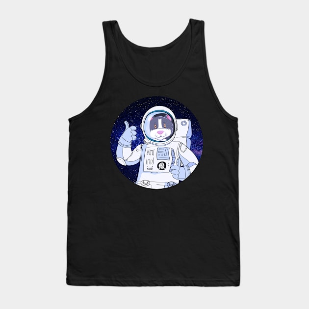 Cat Astronaut Funny Kitty In Space Science Fiction Tank Top by mangobanana